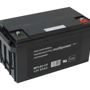 Geprüft Blei Gel Akku Multipower MP65-12 MPL65-12 Long Life